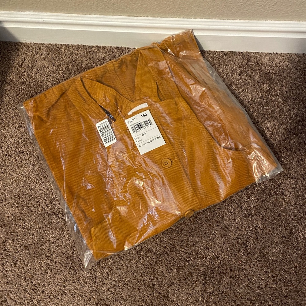 New With Tags Girls Size 7/8 Cordero Overall Skirt